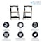 Flash Furniture Fruitwood Folding Chair, PK2 2-XF-2903-FRUIT-WOOD-GG - alternate 2